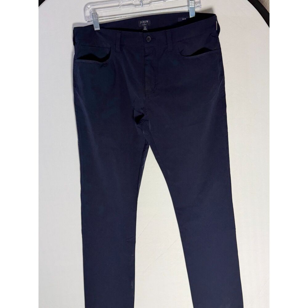 J.Crew Flex Men’s 33x32 Slim Fit Navy 5 Pocket Stretch Pants Chinos
